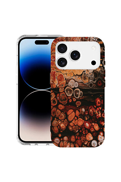 bestcase Carcasă antișoc MagSafe TPU pentru Apple iPhone 17 Pro, model lemn, ...