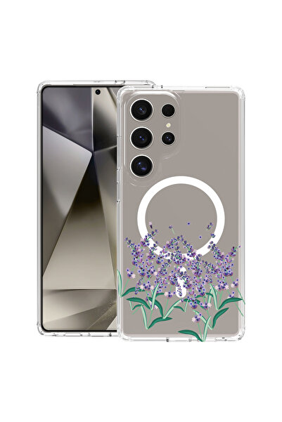 bestcase Carcasă antișoc MagSafe TPU pentru Samsung Galaxy S25 Ultra, Lavandă...
