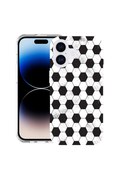 bestcase Carcasă antișoc MagSafe TPU pentru Apple iPhone 17, model fotbal, 20...