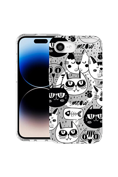 bestcase Θήκη MagSafe Anti Shock TPU για Apple iPhone 16e, Cool Cats, 1988339...