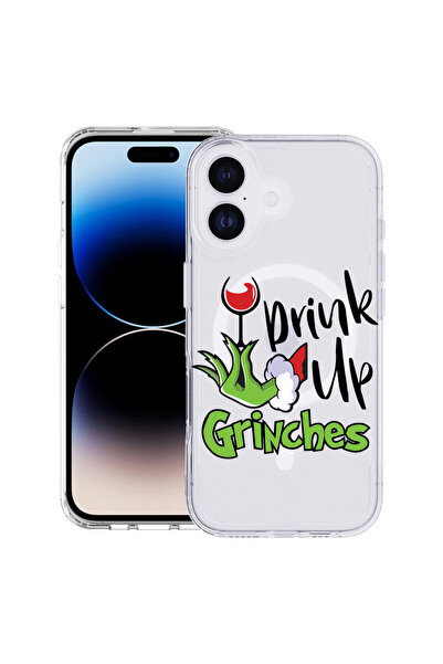 bestcase MagSafe Anti Shock TPU калъф за Apple iPhone 17, Grinches - Drink Up...