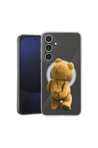 bestcase Carcasă antișoc MagSafe TPU pentru Samsung Galaxy A36 5G, Teddy Bear...