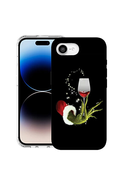 bestcase Carcasă antișoc MagSafe TPU pentru Apple iPhone 16e, Grinch de Crăci...