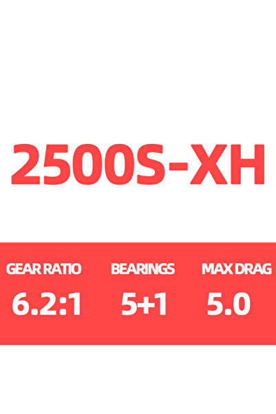 Choice23 بكرة صيد دايوا إكسيلر إل تي 2500 إس-إكس إتش 2023، بكرة غزل، أقصى قوة...