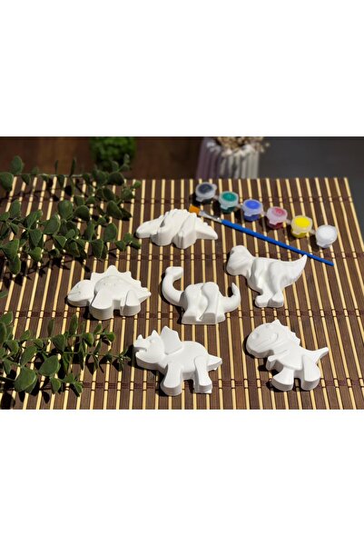 HEİGMANN Zubi Dinozorlar Alemi Taş Boyama Seti (3D) XXL Boya Oyna Eğlen Seti