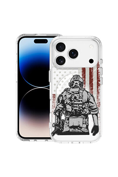 bestcase Carcasă antișoc MagSafe TPU pentru Apple iPhone 17 Pro, American Sol...