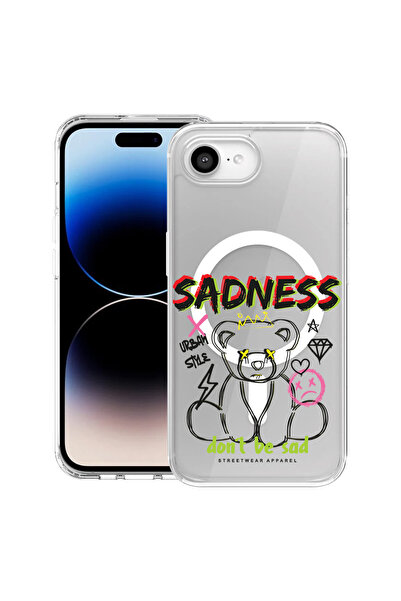 bestcase Θήκη MagSafe Anti Shock TPU για Apple iPhone 16e, Teddy Bear Sadness...