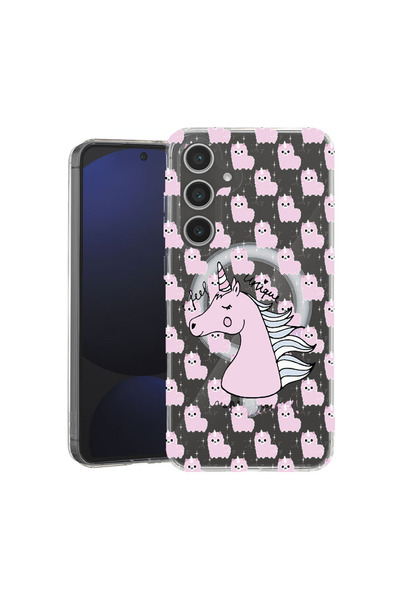 bestcase Carcasă antișoc MagSafe TPU pentru Samsung Galaxy A35, Unicorn - I F...