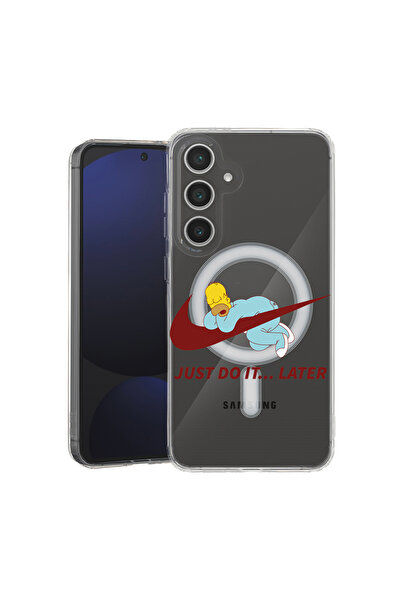 bestcase Carcasă antișoc MagSafe TPU pentru Samsung Galaxy A56, Just Do It La...