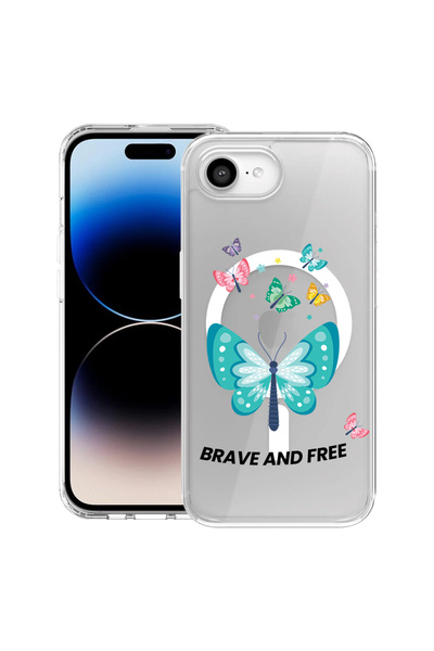 bestcase Θήκη MagSafe Anti Shock TPU για Apple iPhone 16e, Πεταλούδες, 198833...