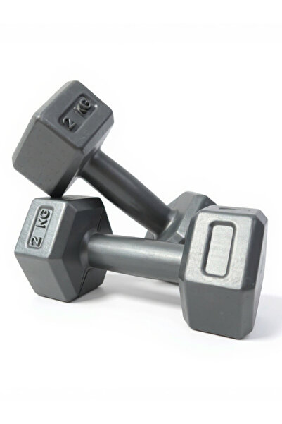 Mocca Style Delüx Altın Renkli Dambıl Seti 2 Kg X 2 Adet