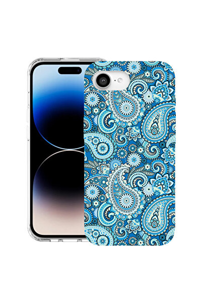 bestcase MagSafe Anti Shock TPU калъф за Apple iPhone 16e, син, нефигуративен...