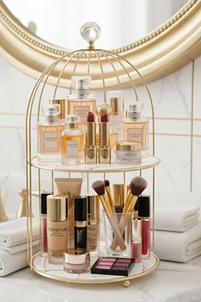 evnepa منظم أدوات التجميل، منظم الحمام، منظم مستحضرات التجميل، حامل عرض