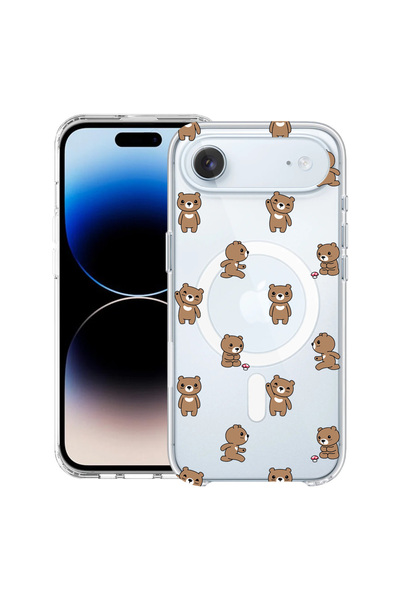 bestcase Carcasă antișoc MagSafe TPU pentru Apple iPhone 17 Air, model ursule...