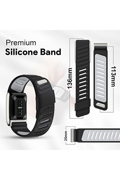 Specton Silicone Replacement Band Compatible with WHOOP 5.0, One, Peak, and Life Fitness Tracker