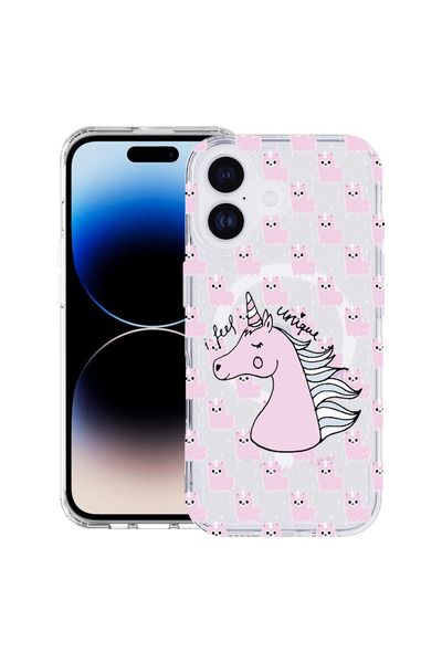 bestcase Carcasă antișoc MagSafe TPU pentru Apple iPhone 17, Unicorn - I Feel...
