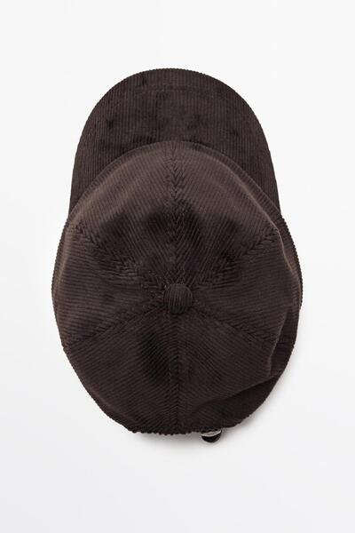 Massimo Dutti Fitilli kadife şapka