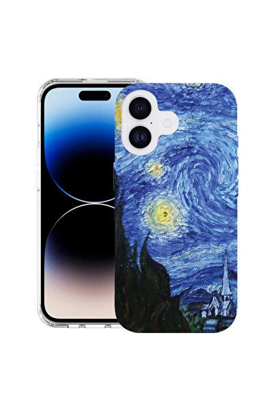 bestcase Carcasă antișoc MagSafe TPU pentru Apple iPhone 17, Van Gogh - Noapt...