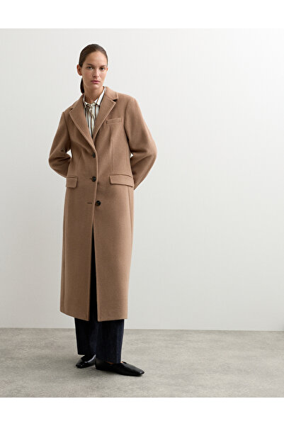 Marks & Spencer %100 Yün Uzun Kaban