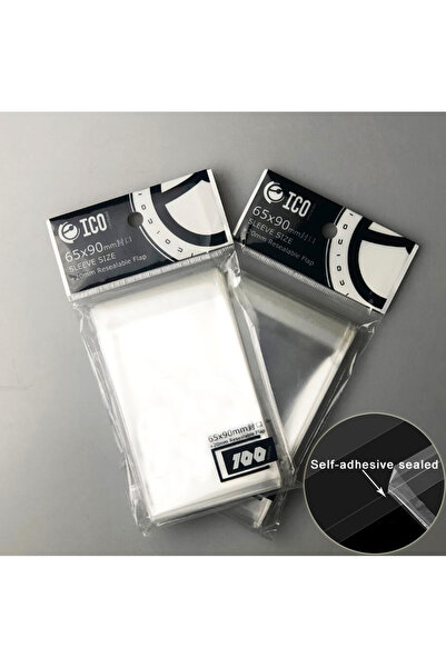 Choice1 Self adhesive sealed 200pcs(2Packs) 65*90mm Card Sleeve Cards Protect...