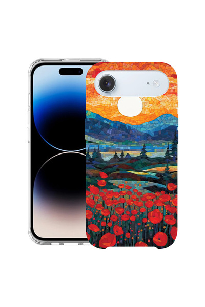 bestcase Carcasă antișoc MagSafe TPU pentru Apple iPhone 17 Air, maci în apus, 2087016 AS 1274