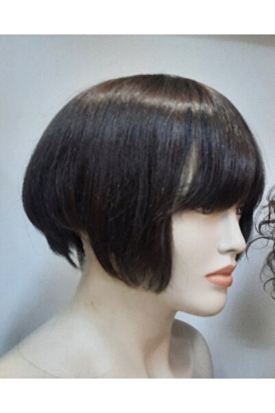 İsmet peruk kısa gerçek saç peruk sezen modeli