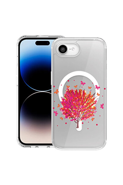 bestcase Carcasă antișoc MagSafe TPU pentru Apple iPhone 16e, fluturi, 198833...