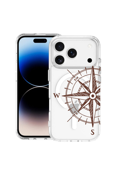 bestcase Carcasă antișoc MagSafe TPU pentru Apple iPhone 17 Pro, Compass, 208...