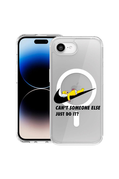 bestcase MagSafe антишоков TPU калъф за Apple iPhone 16e, Simpson Just Do It,...