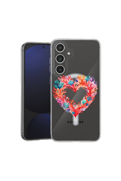 bestcase Carcasă antișoc MagSafe TPU pentru Samsung Galaxy A56, culoare inimă...