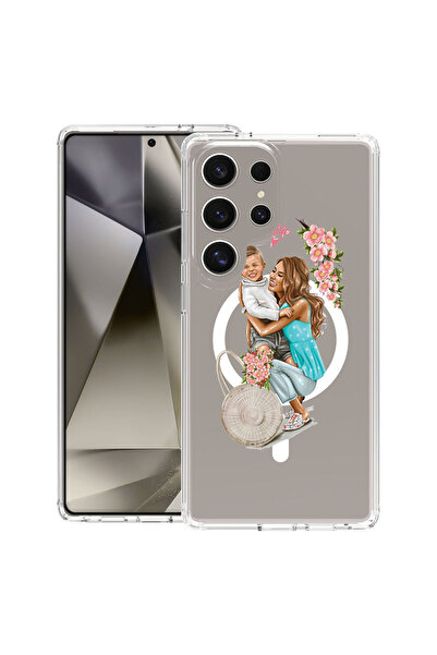 bestcase Θήκη MagSafe Anti Shock TPU για Samsung Galaxy S25 Ultra, Μαμά Ζωή μ...