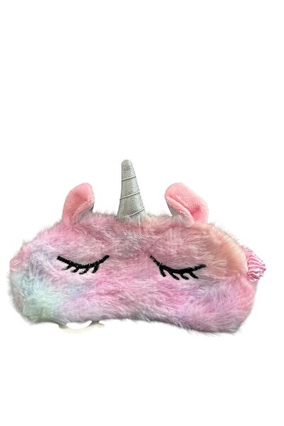Marblestone Pembe Unicorn Uyku Gözlüğü- Göz Bandı Yıkanabilir Pamuklu