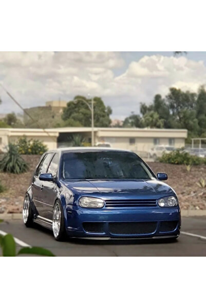 bestuning Volkswagen Golf 4 R32 Uyumlu Universal 3 Parça Cupra Kupra Ön Ek Tampon Dili Lip Esnek Karlık