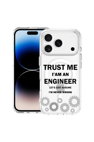 bestcase Θήκη MagSafe Anti Shock TPU για Apple iPhone 17 Pro Max, Είμαι μηχαν...