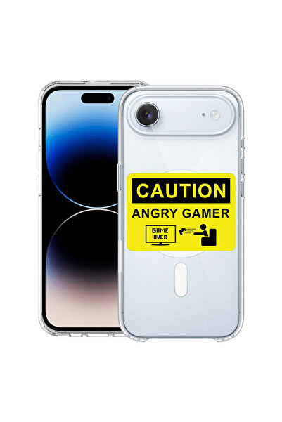 bestcase Carcasă antișoc MagSafe TPU pentru Apple iPhone 17 Air, Angry Gamer,...