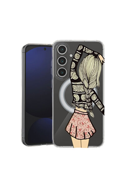 bestcase Carcasă antișoc MagSafe TPU pentru Samsung Galaxy A55, Girl Friend, ...