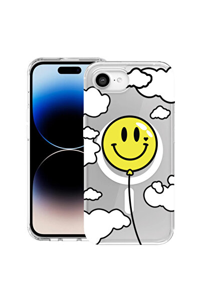 bestcase Θήκη MagSafe Anti Shock TPU για Apple iPhone 16e, Balloon Smiley, 19...