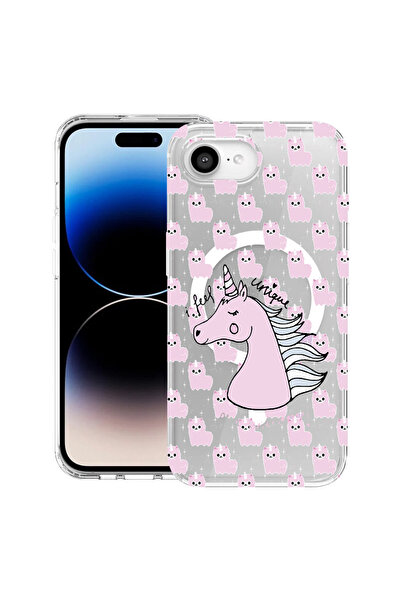 bestcase Carcasă antișoc MagSafe TPU pentru Apple iPhone 16e, Unicorn - I Fee...
