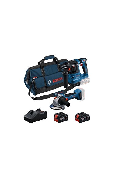 Bosch GWS 18V-8 Taşlama + GBH 18V-22 Kırıcı-Delici Çift Akülü 4.0Ah 2'li Set