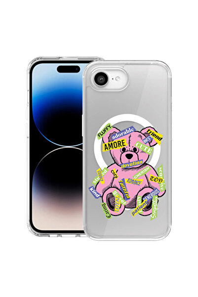 bestcase Θήκη MagSafe Anti Shock TPU για Apple iPhone 16e, Teddy Bear Amour, ...