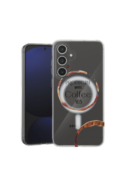 bestcase Carcasă antișoc MagSafe TPU pentru Samsung Galaxy A56, culoare cafea...