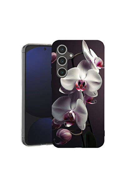 bestcase MagSafe антишоков TPU калъф за Samsung Galaxy A35, бяла орхидея, 198...