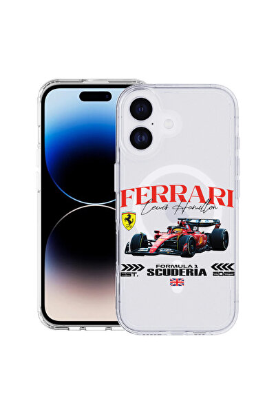 bestcase Carcasă antișoc MagSafe TPU pentru Apple iPhone 17, Ferrari Scuderia...