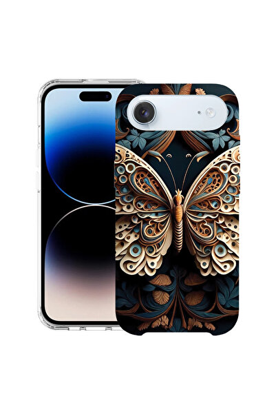 bestcase Carcasă antișoc MagSafe TPU pentru Apple iPhone 17 Air, Fluture Frum...