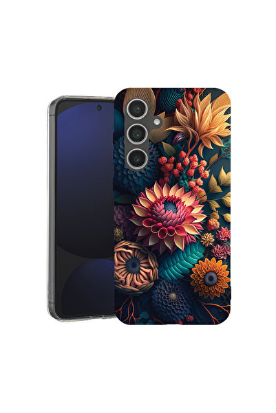 bestcase Carcasă antișoc MagSafe TPU pentru Samsung Galaxy A16, flori colorat...