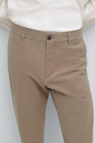 Massimo Dutti %100 pamuklu slim fit pantolon