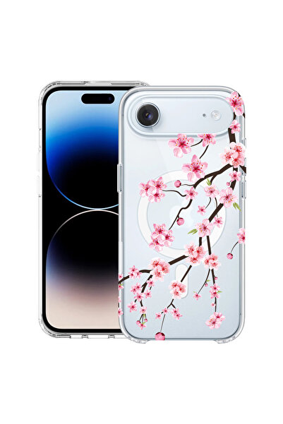 bestcase Carcasă antișoc MagSafe TPU pentru Apple iPhone 17 Air, cireș japone...