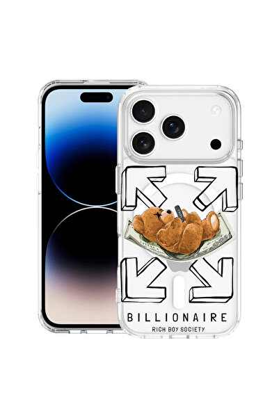 bestcase Θήκη MagSafe Anti Shock TPU για Apple iPhone 17 Pro, Billionaire Bea...