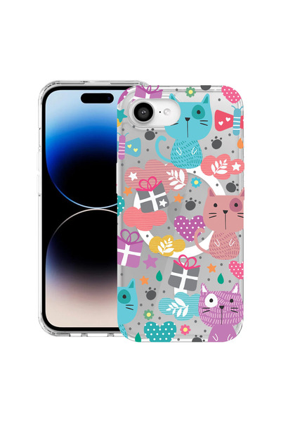bestcase Carcasă antișoc MagSafe TPU pentru Apple iPhone 16e, Lovely Cat, 198...