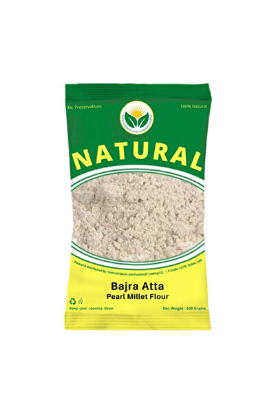 Natural باجرا أتا 2 كجم (دقيق الدخن اللؤلؤي) (مطحون طازجًا) × 10